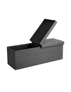 Κουτί Αποθήκευσης, Songmics, LSF76GYZ, Γκρι, 300 Kg, 110 x 38 x 38 cm