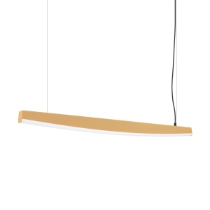 Κρεμαστό φωτιστικό LED Jorun 120, Χρυσό, 4000K, 120x3x210 cm