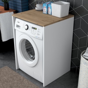 Ντουλάπι για Πλυντήριο Ρούχων KD103 Καρυδί 65x91.8x60 cm