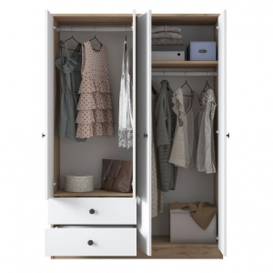 Ντουλάπα BA108-2067 Walnut-Λευκό - Img 11