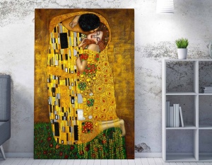 Πίνακας καμβά WY94 Πολύχρωμο 70x100 cm