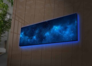 Πίνακας με LED 3090NASA Πολύχρωμο 30x90x3 cm