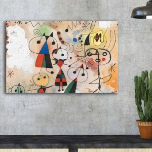 Πίνακας FAMOUSART Πολύχρωμος 45x70 cm