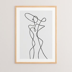 Πίνακας Ladia Πολύχρωμος 33x1.5x48 cm