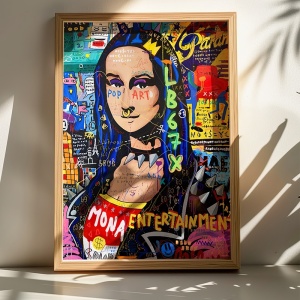 Πίνακας Monda Πολύχρωμος 50x2x70 cm
