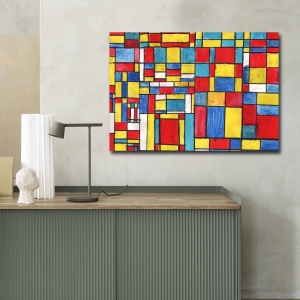 Πίνακας Rainbow Palette 3 Πολύχρωμος 70x100x3 cm
