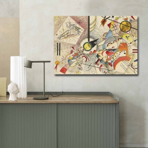 Πίνακας Stellaria Sunset Πολύχρωμος 70x100x3 cm