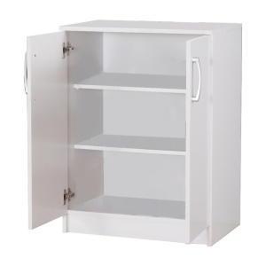 Παπουτσοθήκη Shordo λευκή μελαμίνη-Δρυς 60x40.5x80 cm - Img 2