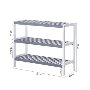 Παπουτσοθήκη Songmics Γκρι 70x55x26 cm - Img 6