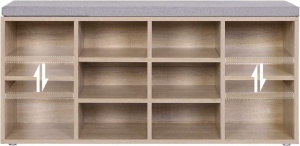 Παπουτσοθήκη Vasagle, Oak, LHS10NL, 104 x 30 x 48 cm - Img 5