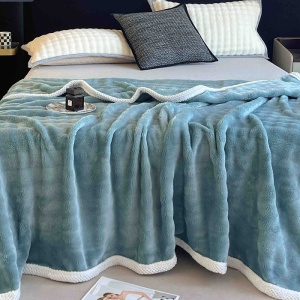 Παχιά Κουβέρτα Cocolino Bordy V3 Blue 200x230 cm