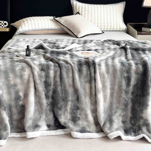 Παχιά Κουβέρτα Cocolino Bordy V8 Μάρμαρο Γκρι 200x230 cm