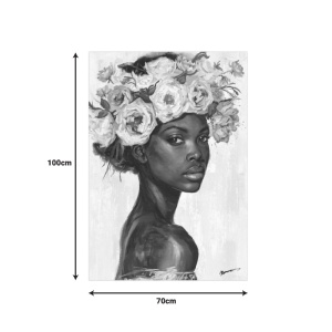 Πίνακας καμβά Fleri, Pako World, με κορνίζα, 70x3.5x100 cm - Img 2
