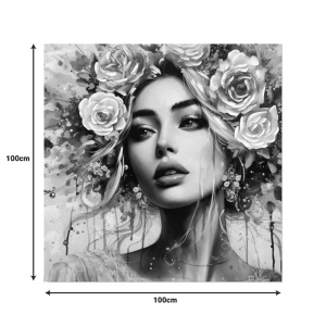 Πίνακας καμβά Prima E Inart, Pako World, 100x3x100 cm - Img 2