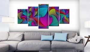 Πίνακας - Carousel of Colours 200x100 cm - Img 2