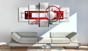 Πίνακας - Crimson Energy 100x50 cm - Img 2