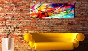 Πίνακας - Dance of the rainbow 150x50 cm - Img 2