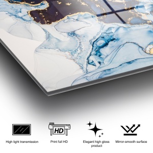 Πίνακας din γυαλί temperata UV-032 Πολύχρωμος 70x100 cm - Img 10