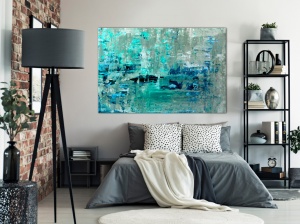 Πίνακας - Ice Sheet (1 Part) Wide 90x60 cm - Img 2
