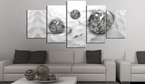 Πίνακας - Immersed Silver 100x50 cm - Img 2