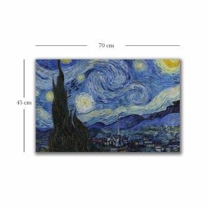 Πίνακας Jackson Rainbowro loja Πολύχρωμος 45x70 cm - Img 3