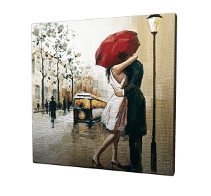 Πίνακας KC042 Πολύχρωμος 45x45x3 cm - Img 3
