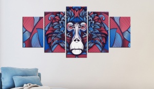 Πίνακας - Magnetism of the Look 100x50 cm - Img 2