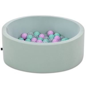 Πισίνα με μπαλάκια Bubble Pops v2 Μέντα 85x85x30 cm