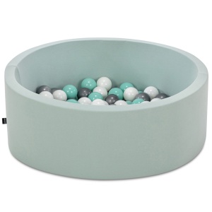 Πισίνα με μπαλάκια Bubble Pops v6 Μέντα 85x85x30 cm