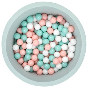 Πισίνα με μπαλάκια Bubble Pops v11 Μέντα 85x85x30 cm - Img 2