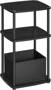 Πλαϊνό τραπεζάκι Songmics Μαύρο 34x30x58 cm