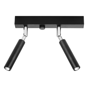 Πλαφονιέρα Eyetech, Μαύρη, 25x3x20 cm