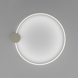 Πλαφονιέρα LED Rio 78, Μπεζ, 4000K, 78x84x13 cm - Img 7