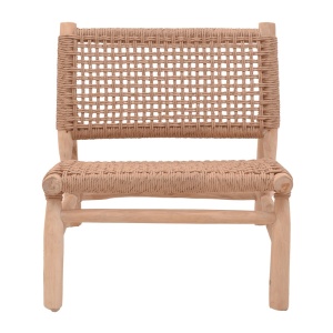 Πολυθρόνα Κήπου Wanderlene Boho Pako World Φυσικό 67x79x68 cm - Img 4
