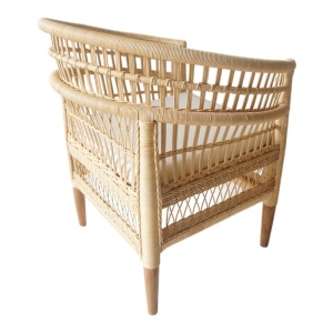 Πολυθρόνα με μαξιλάρι Necorian Φυσικό 80x70x87 cm - Img 2