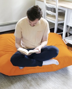Πολυθρόνα Πουφ Κήπου Cushion Πορτοκαλί 100x100x20 cm - Img 7
