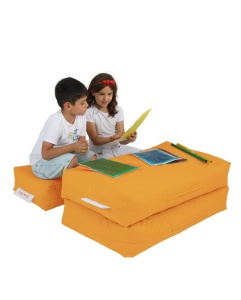 Πολυθρόνα Πουφ Κήπου Kids Πορτοκαλί 50x35x40 cm - Img 8