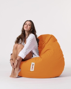 Πολυθρόνα Πουφ Κήπου Premium Πορτοκαλί 115x130x39 cm - Img 16
