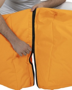 Πολυθρόνα Πουφ Κήπου Siesta Πορτοκαλί 180x55x40 cm - Img 10