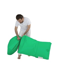 Πολυθρόνα Πουφ Κήπου Siesta Πράσινο 180x55x40 cm - Img 4
