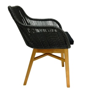 Πολυθρόνα Kalie Boho Pako World Φυσικό 60x61x80 cm - Img 3