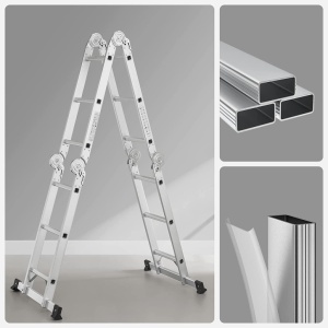 Πολυλειτουργική σκάλα, Songmics, 3,6 m, 150 kg, GLT36M - Img 7