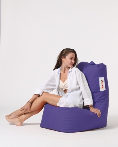 Πουφ beanbag κήπου Diamond Μωβ - Img 6
