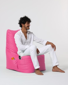 Πουφ beanbag κήπου Diamond Ροζ - Img 14