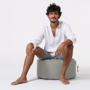 Πουφ beanbag κήπου Round Γκρι - Img 4