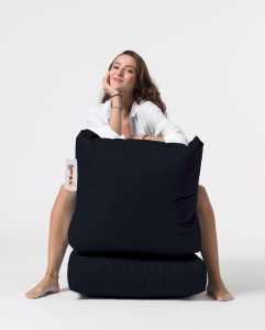 Πουφ beanbag κήπου Siesta Μαύρο - Img 19