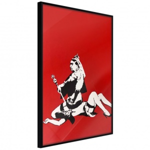 Πόστερ - Banksy: Queen Victoria, με μαύρη κορνίζα, 20x30 cm