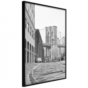 Πόστερ - Postcard from New York, με μαύρη κορνίζα, 40x60 cm