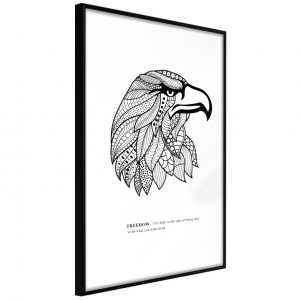 Πόστερ - Symbol of Freedom, με μαύρη κορνίζα, 30x45 cm