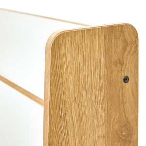 Ράφι Crane MDF λευκό-natural 57x34x44 cm - Img 5